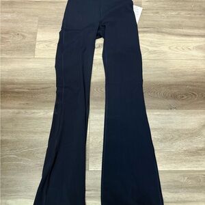 Lululemon Athletica Navy Groove Super-High-Rise Flare Pants long